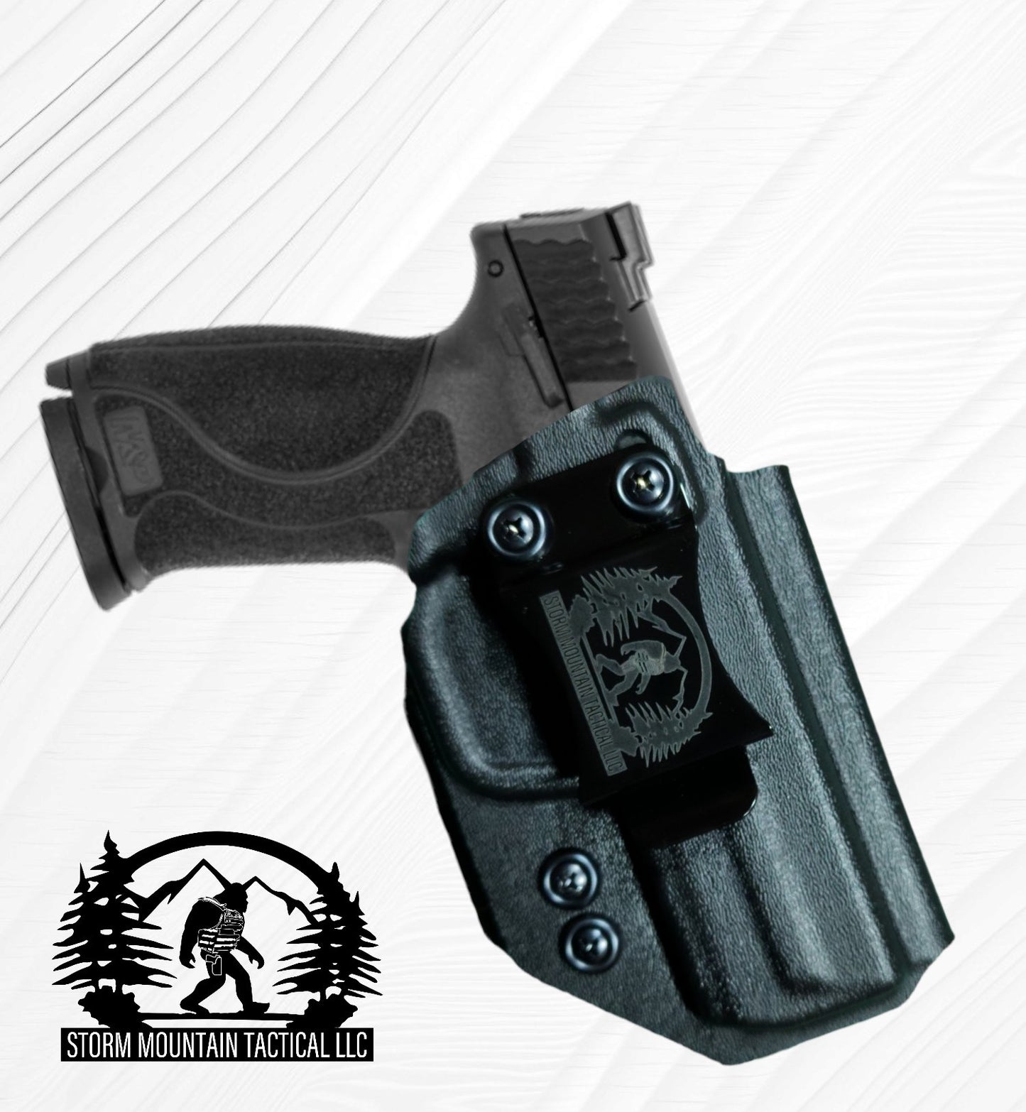 Custom Kydex IWB holster for smith & wesson handmade in Loveland Colorado by Storm Mountain Tactical