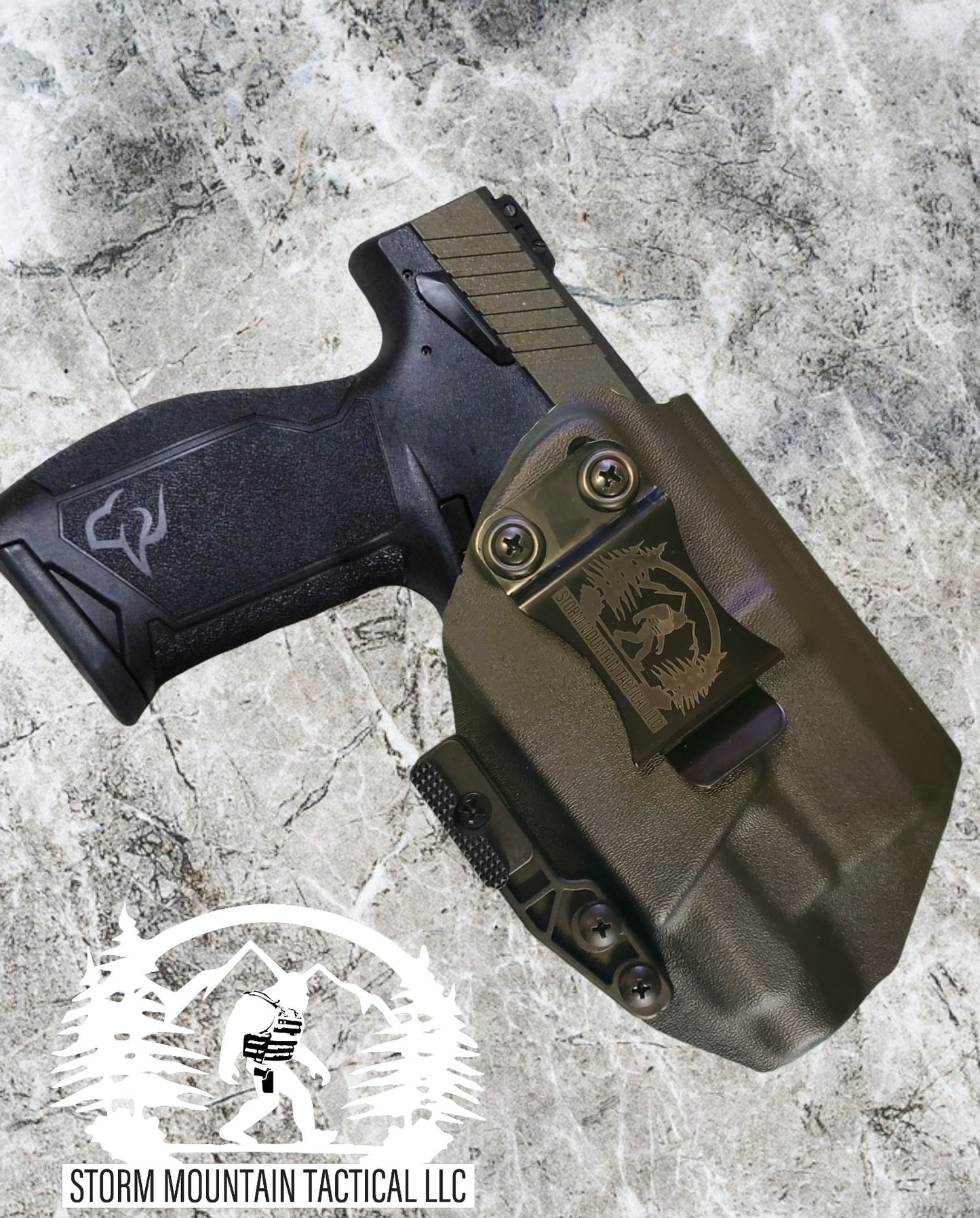 Custom Kydex IWB holster for Taurus handmade in Loveland Colorado by Storm Mountain Tactical