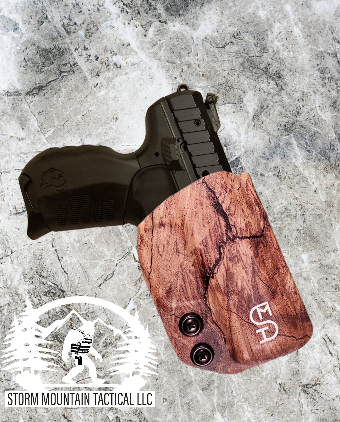 Custom Kydex OWB Ruger holsters handmade in Loveland Colorado by Storm Mountain Tactical