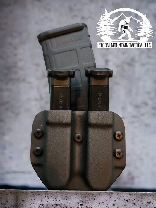 AR15, Double Double Stack Mag Carrier - Storm Mountain Tactical LLC