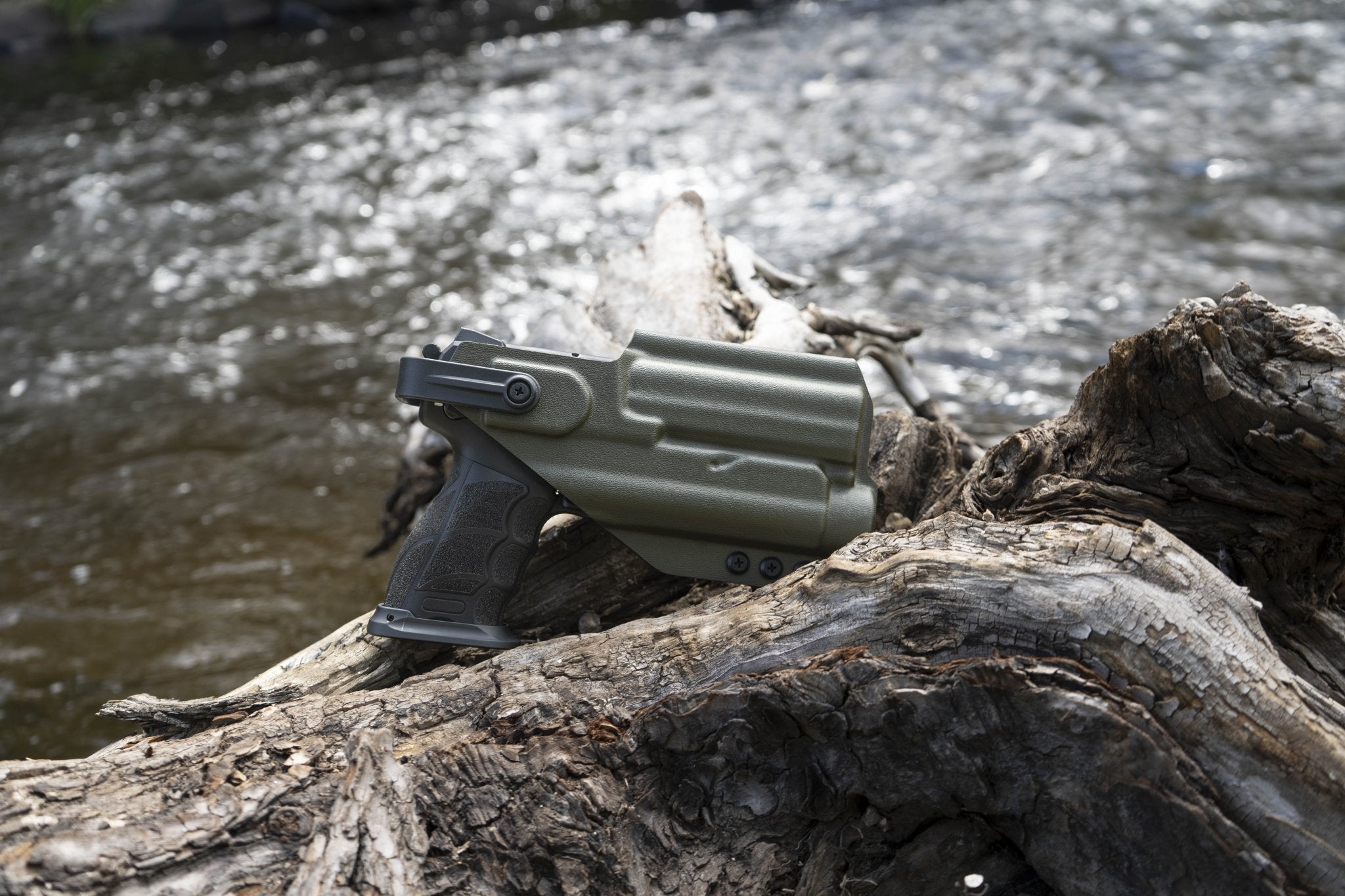 Custom Kydex OWB HK holsters handmade in Loveland Colorado by Storm Mountain Tactical