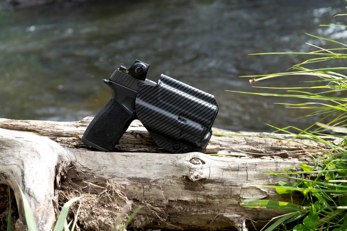 Custom Kydex OWB Sig Sauer holsters handmade in Loveland Colorado by Storm Mountain Tactical